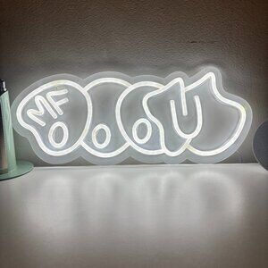 MF DOOM Neon Light 16x6 Inches Sign Lamp Room Display Wall Decor Hip Hop Rap